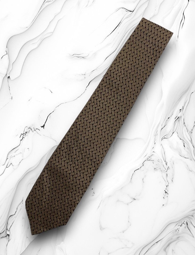 Burberry × Vintage Mens Luxury Vintage Burberry Tie Size ONE SIZE - 1 Thumbnail