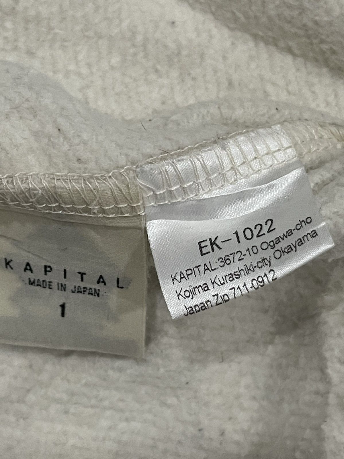 Kapital Kapital fleece LIned Fringe Baja Hoodie Sweatshirt Size US L / EU 52-54 / 3 - 9 Thumbnail