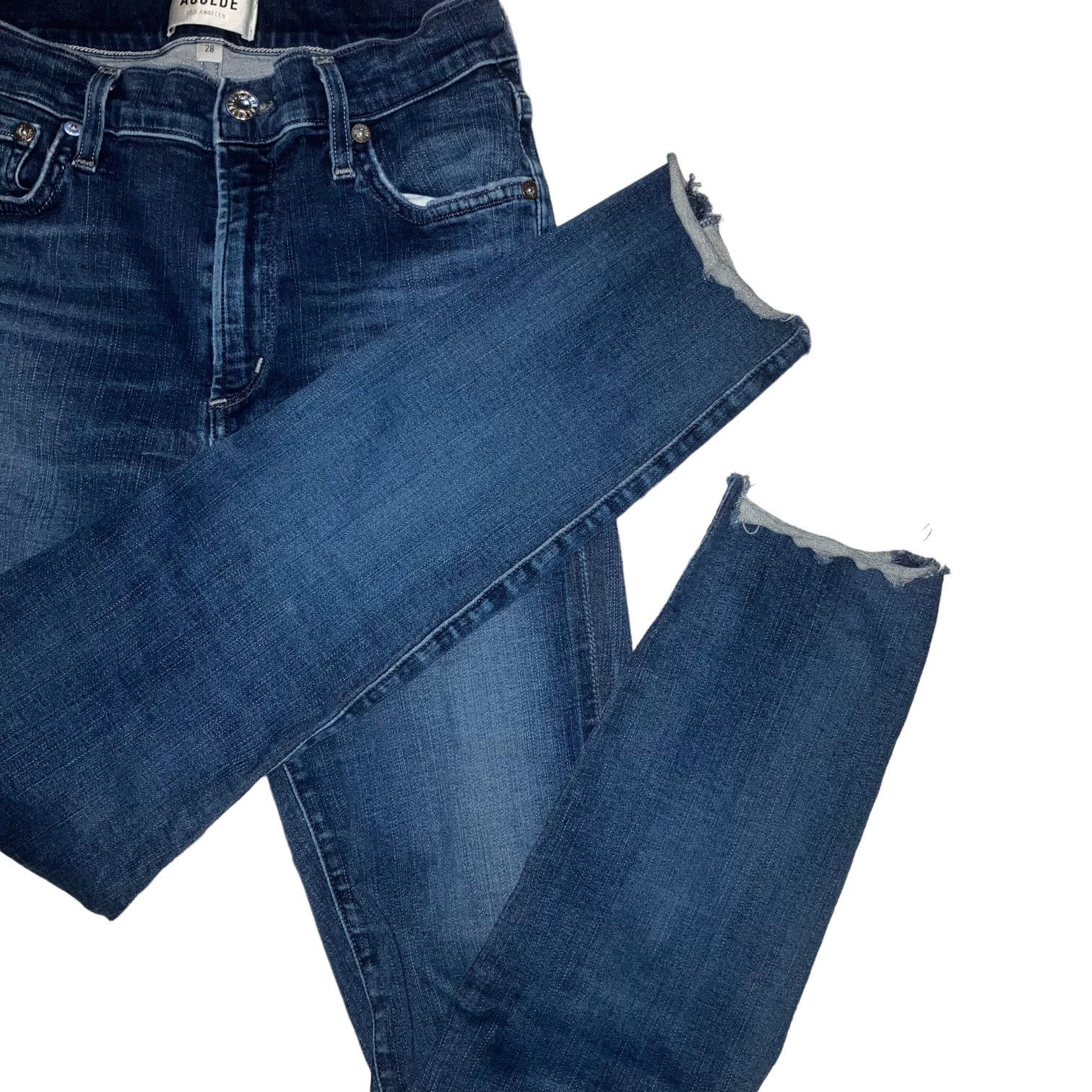 Agolde Sophie Cropped Medium Wash high rise Jean-28