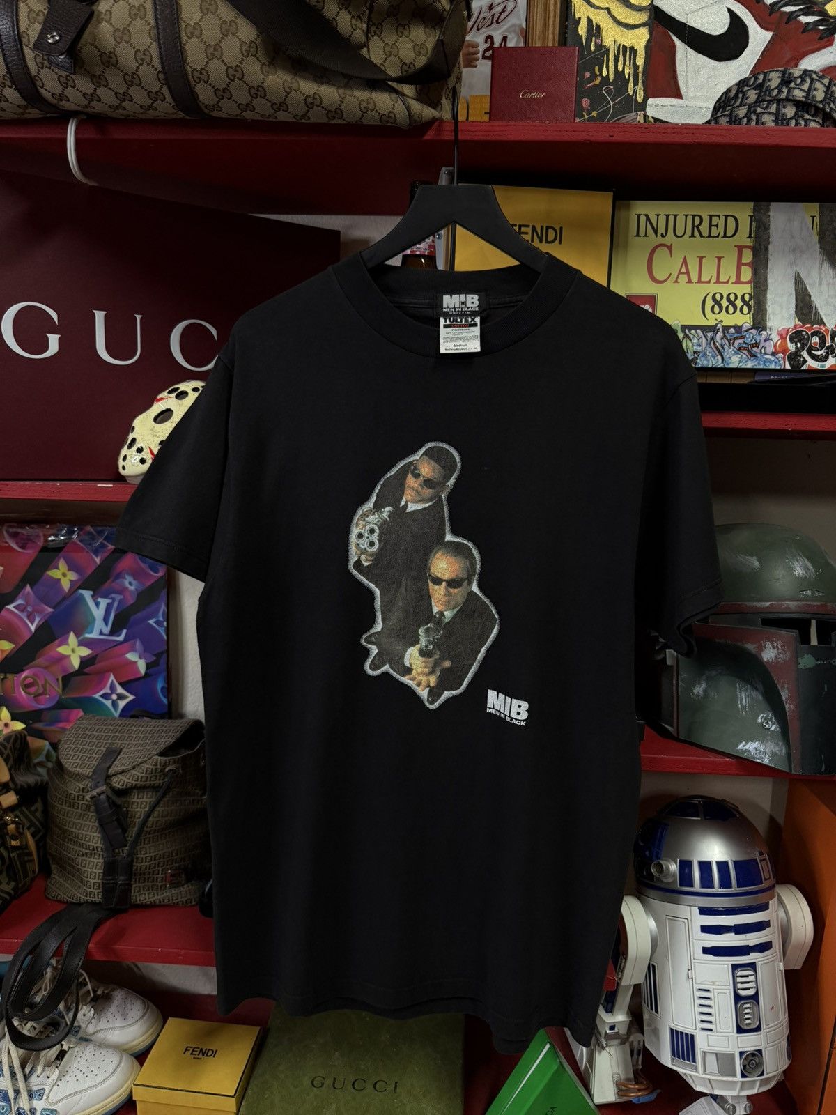 Vintage Vintage 1997 Men in Black Movie T-Shirt Adult Size Medium Size US M / EU 48-50 / 2 - 1 Thumbnail