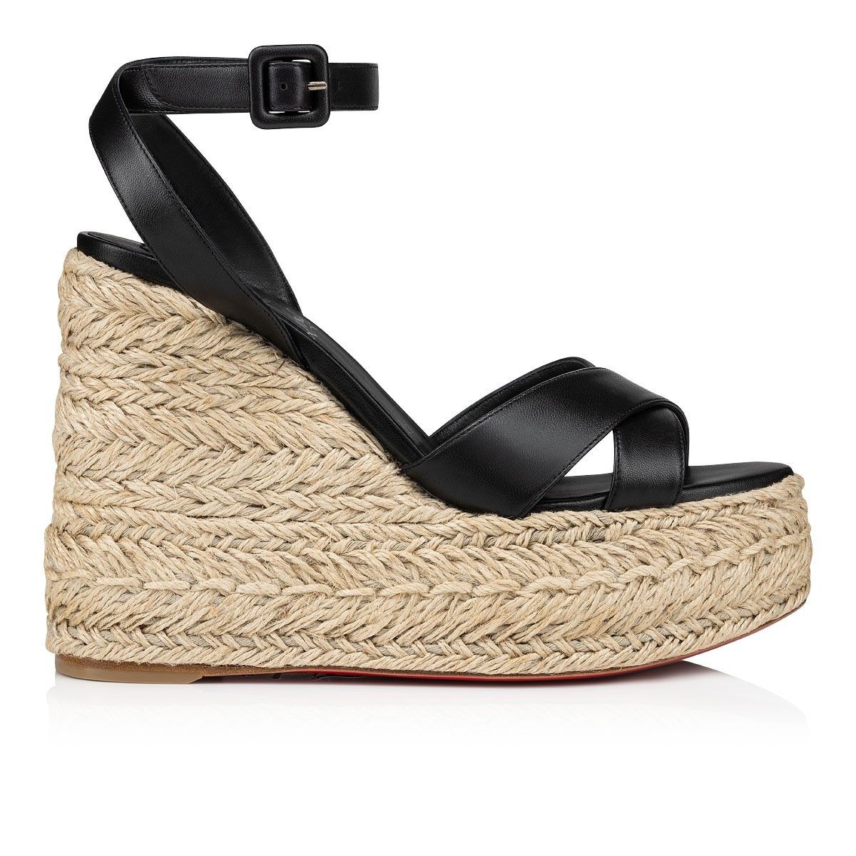 Christian Louboutin o1s1wg110325 Mariza Zeppa 130 in Black Size US 11 / IT 41 - 1 Thumbnail