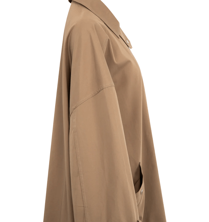 Toteme o1h1sh11225 Oversized Trench Jacket in Brown Size XXS / US 00 / IT 34 - 3 Thumbnail