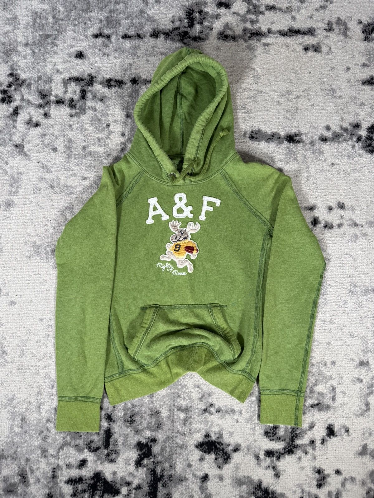 Abercrombie & Fitch Y2K Abercrombie & Fitch Mighty Moose Women's Hoodie Size M / US 6-8 / IT 42-44 - 3 Thumbnail