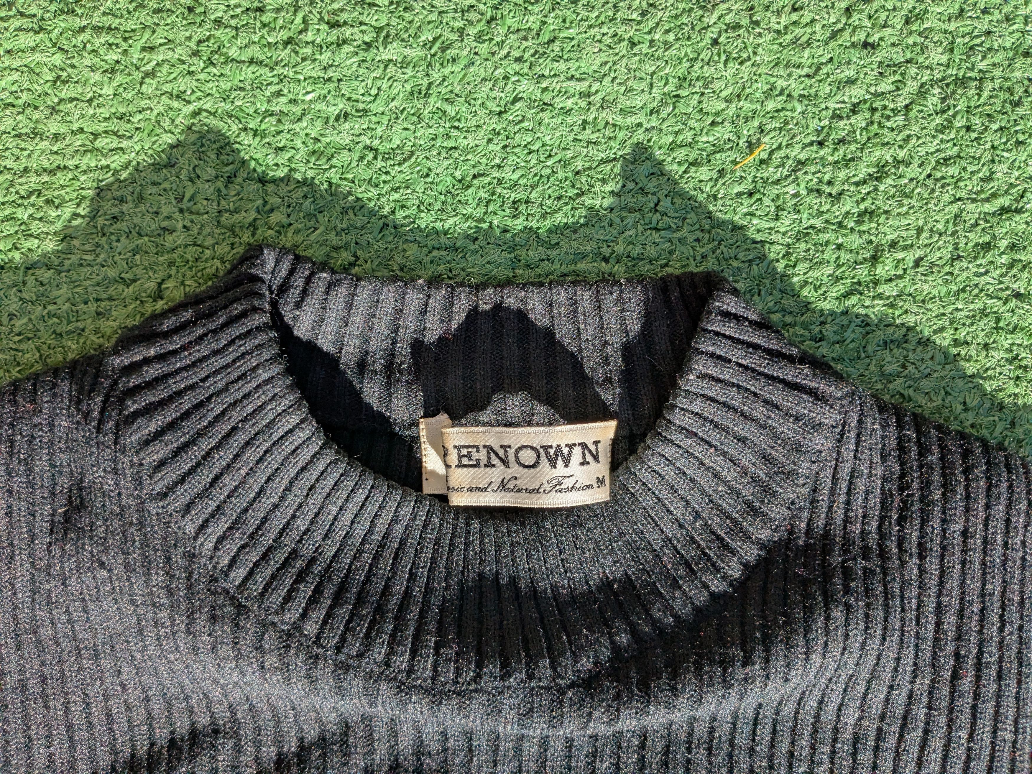 Other VTG 1970's Acrylic Classic Ribbed Stretch L/S Pullover Top Size M / US 6-8 / IT 42-44 - 6 Thumbnail