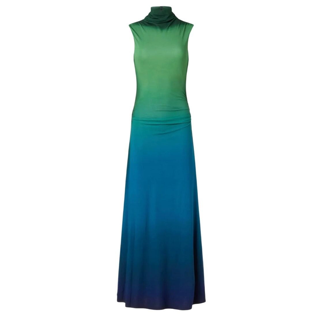 Jonathan Simkhai Simkhai Aldina Ombre Midi Dress in Blue/Green, Size M |  Grailed