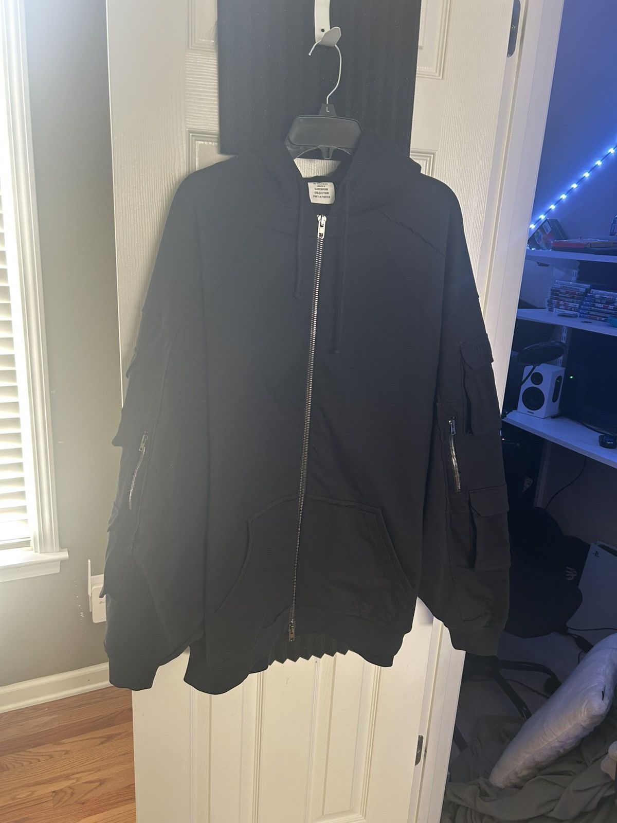 Vetements Vetements Pocket Cargo Zip Up Hoodie | Grailed 