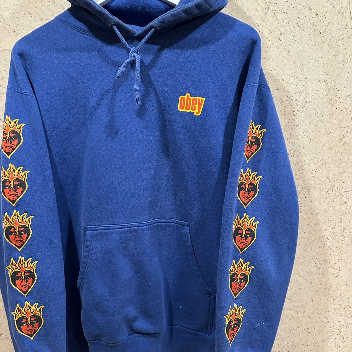 Obey Obey Blue Flame Hoodie Size US M / EU 48-50 / 2 - 3 Thumbnail