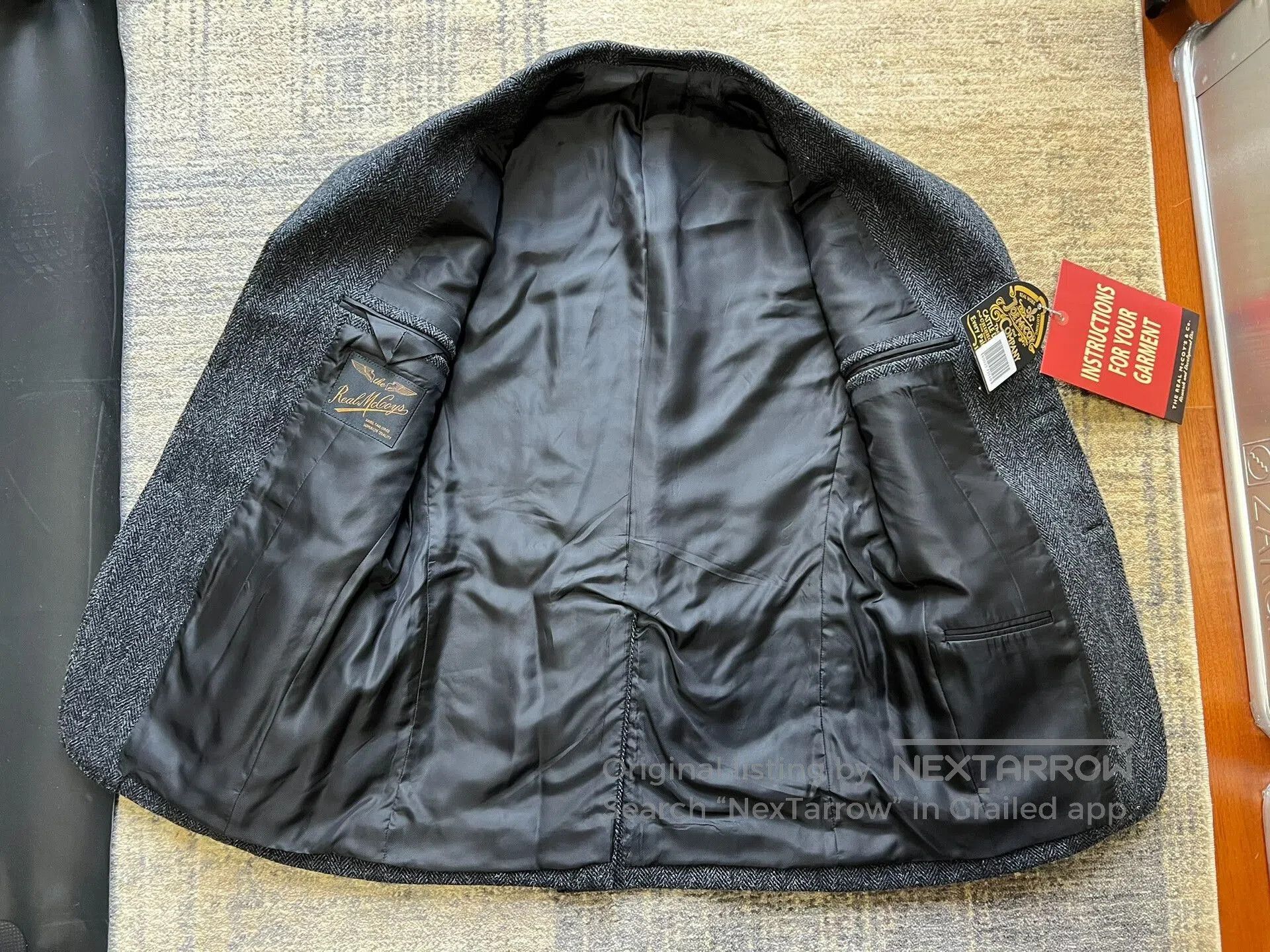 The Real McCoy's The Real Mccoy's Joe Mccoy Tweed Jacket. Size US S / EU 44-46 / 1 - 3 Thumbnail