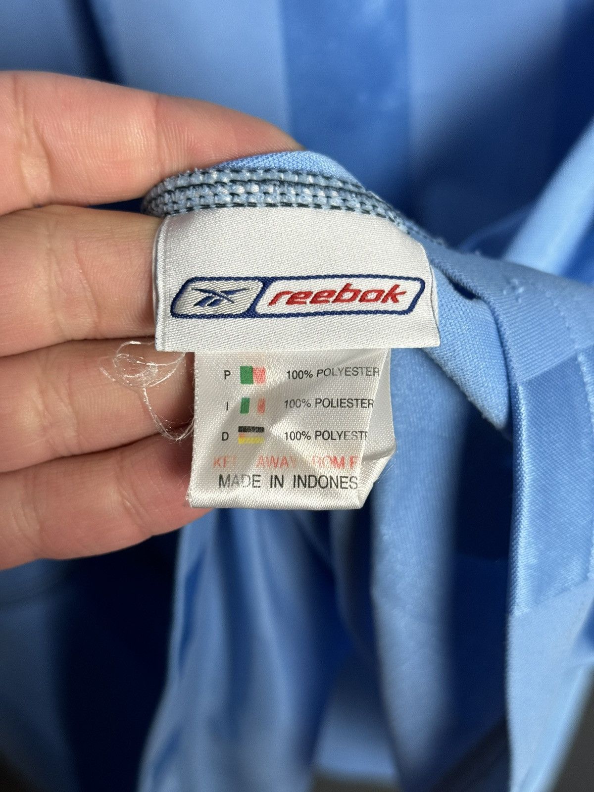 Reebok Manchester City 03/04 Home Football Jersey Size US XXL / EU 58 / 5 - 22 Thumbnail
