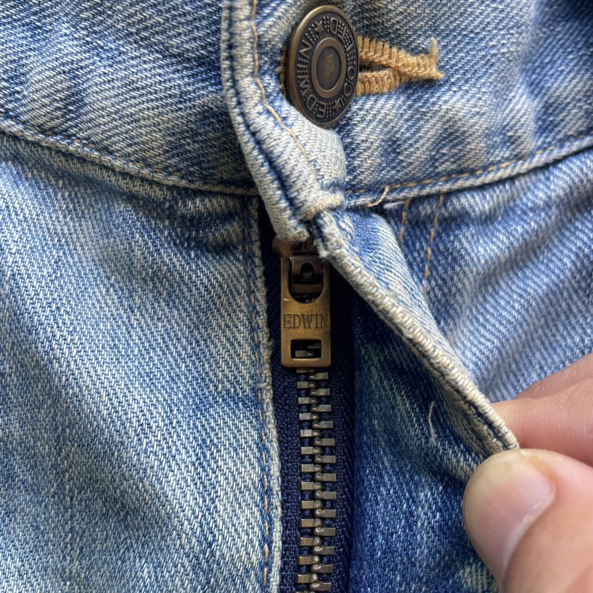 Edwin × Jean × Vintage W34💥 Rusty Wash Edwin Vintage Faded Jeans Denim Pants Size US 34 / EU 50 - 7 Thumbnail