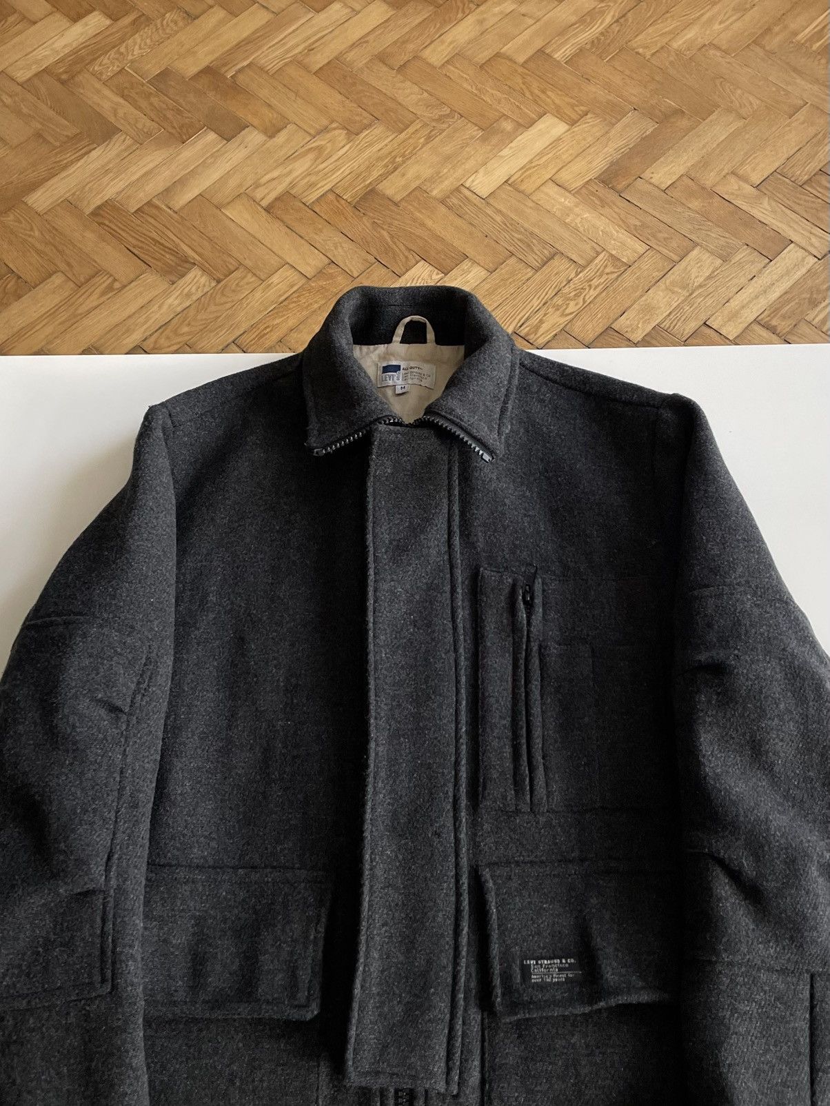Levi's 1999 Levi’s ALL-DUTY: A Woolen 1/2 Coat Heavyweight Jacket Size US M / EU 48-50 / 2 - 15 Thumbnail