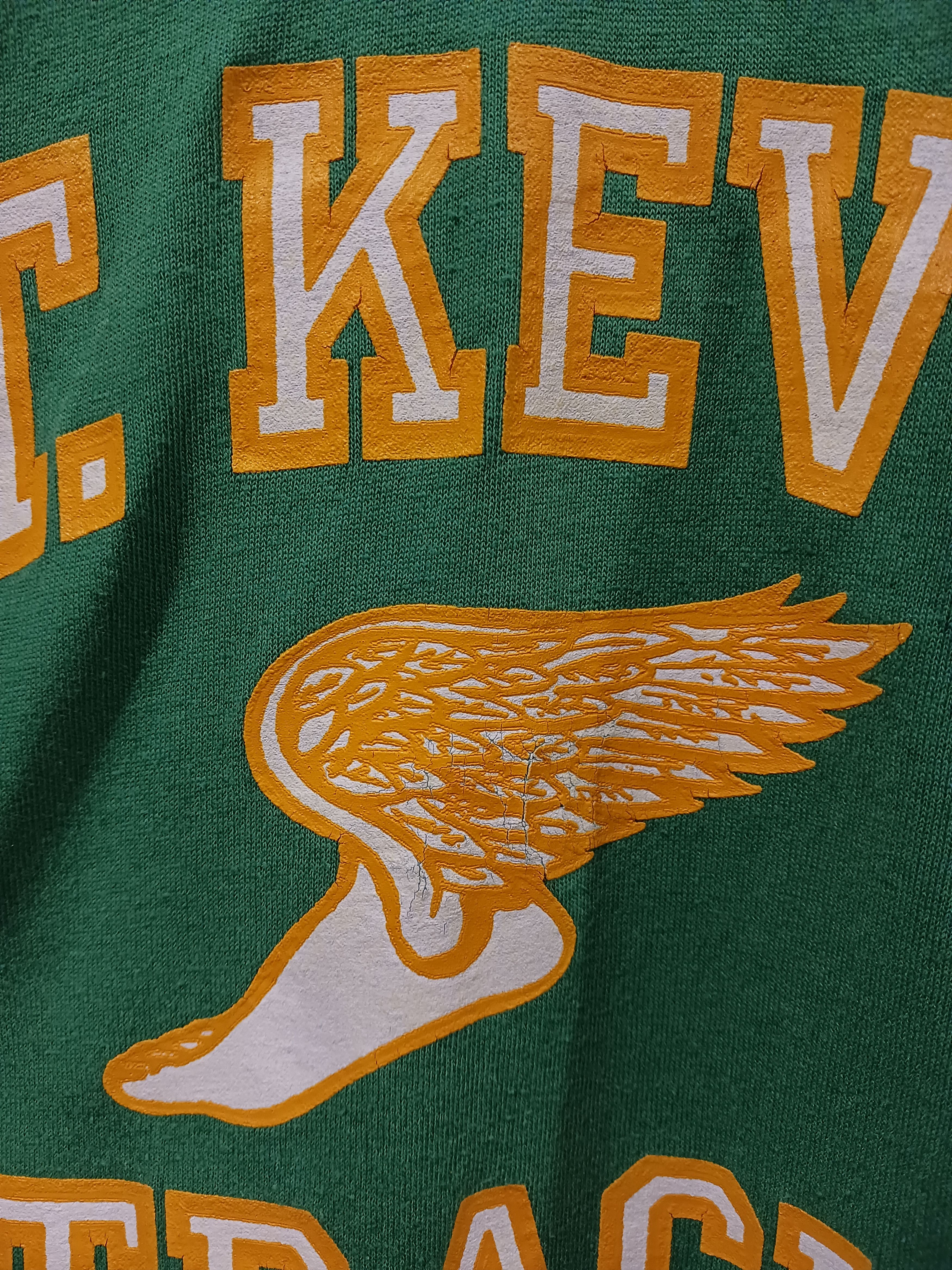 Vintage Don Alleson Athletic St. Kevin Track Vintage 90s V-Neck Tee Size US L / EU 52-54 / 3 - 4 Thumbnail
