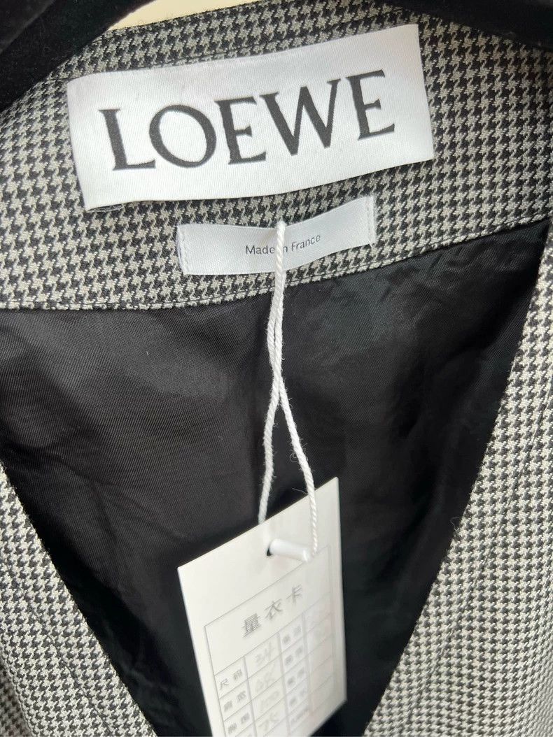 Loewe loewe 34Houndstooth trench coat 2505-Nextarrow Size US S / EU 44-46 / 1 - 3 Thumbnail