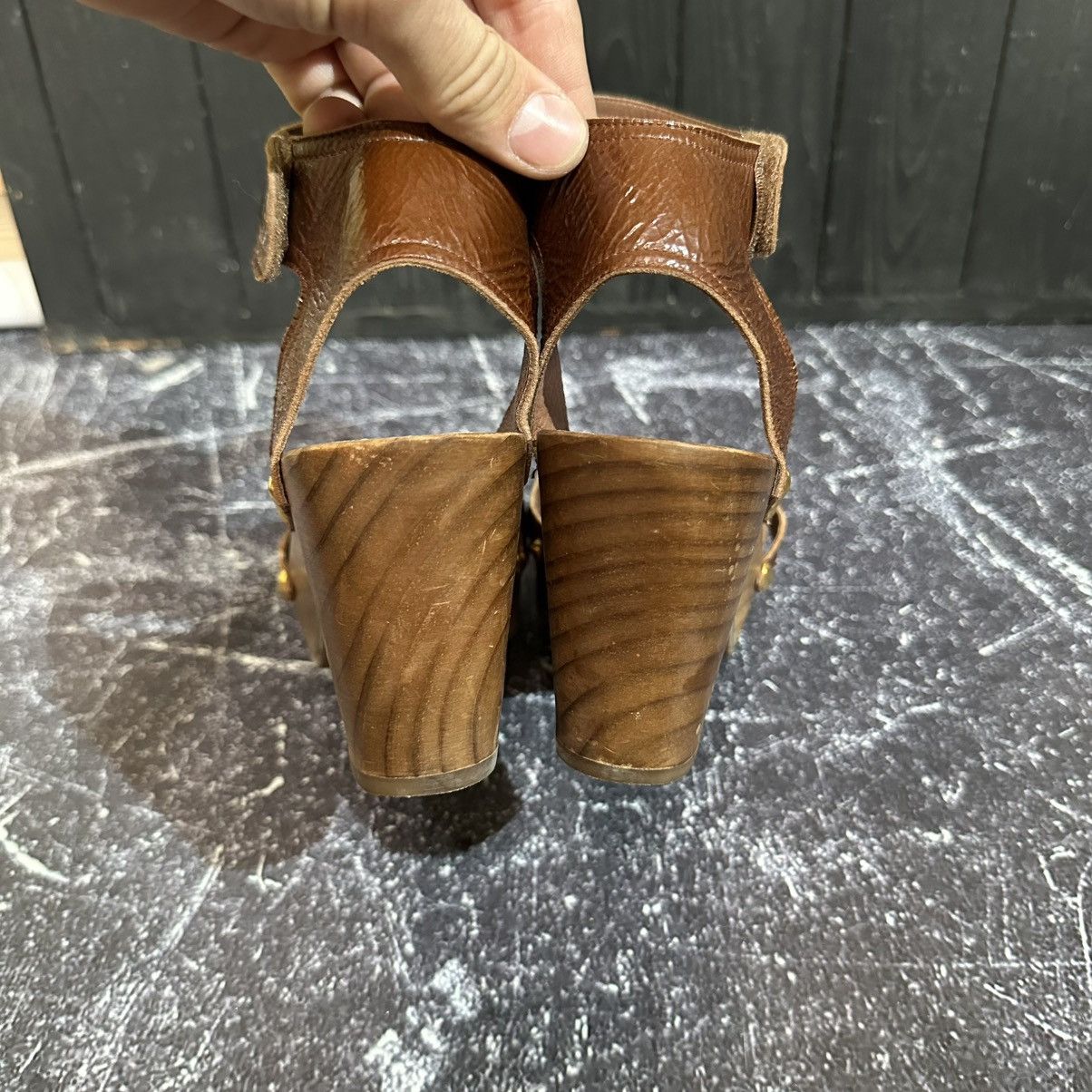 Pedro Garcia Pedro Garcia Wedge Women’s Leather Sandals Heels Size 40 Size US 10 / IT 40 - 6 Thumbnail