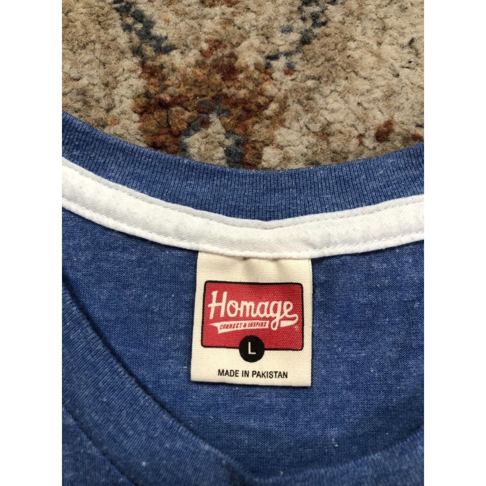 Vintage Homage Zoo Shirt Mens Large Blue Graphic Tee Crewneck Size US L / EU 52-54 / 3 - 7 Thumbnail