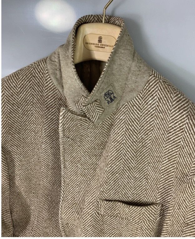 Brunello Cucinelli Brunello Cucinelli 🇮🇹 brown cashmere vested trench 50 NWT Size US M / EU 48-50 / 2 - 7 Thumbnail