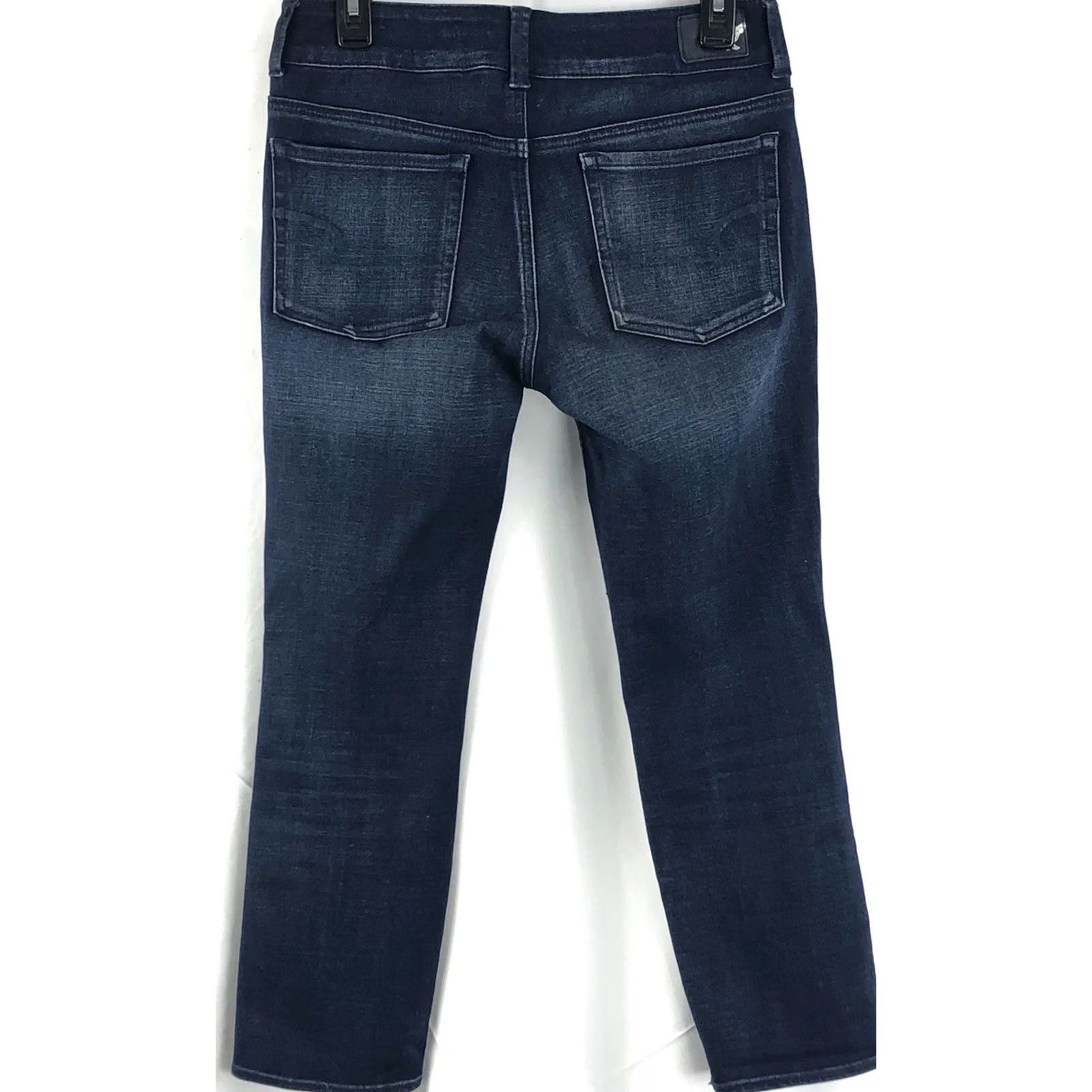 American Eagle Outfitters VINTAGE American Eagle Outfitters Jeans 8 Blue Distressed 90s Grunge Boyfriend Stretch Denim Regular Womens Size 30" / US 8 / IT 44 - 3 Thumbnail