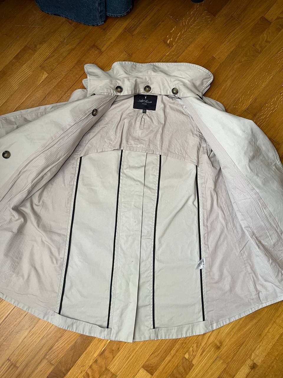 Allsaints Vintage Allsaints Spitalfields ivory trench coat Size US M / EU 48-50 / 2 - 4 Thumbnail