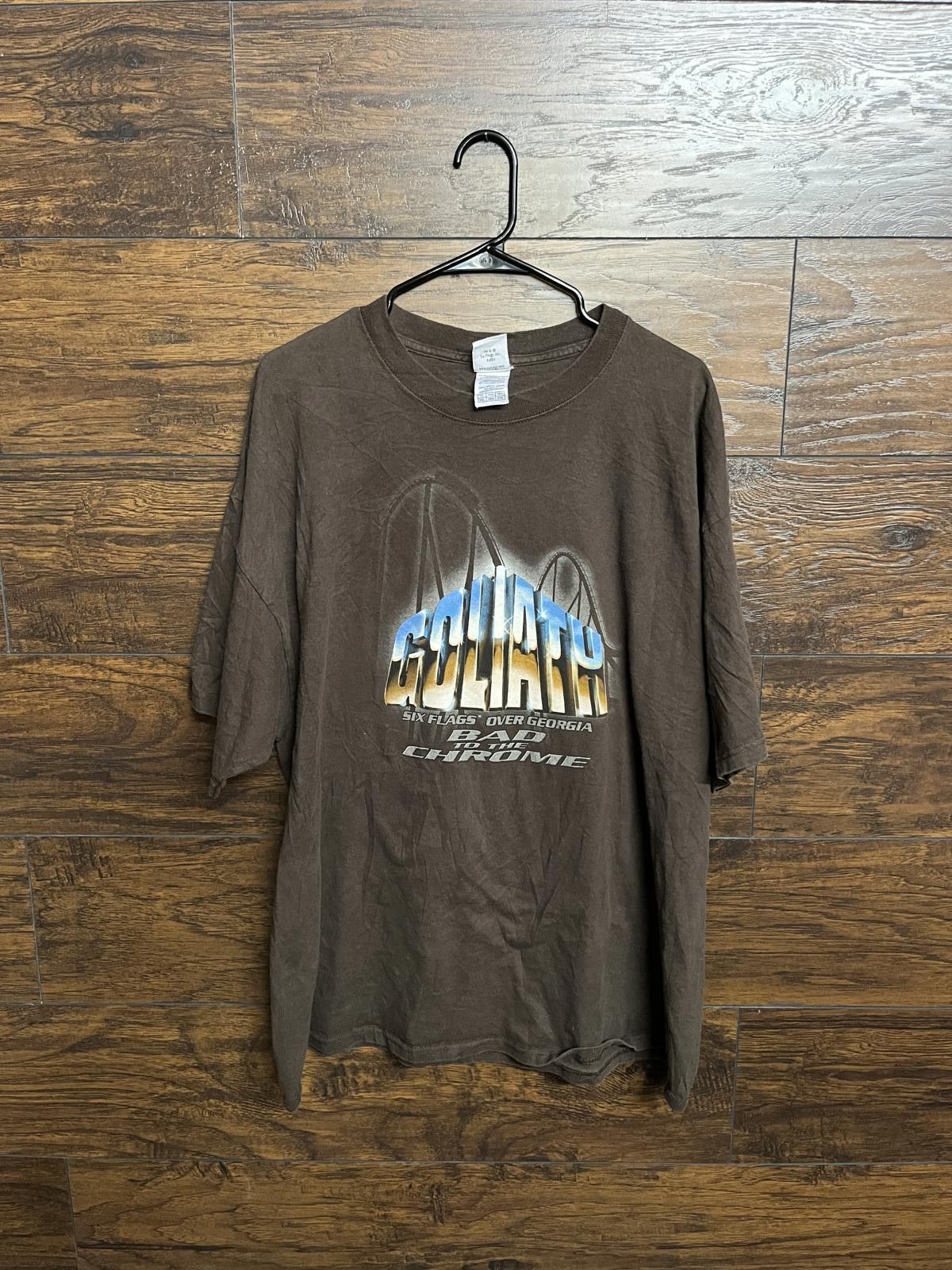Designer Goliath Rollercosater T-shirt Six Flags Over Georgia Tee 2XL Size US XXL / EU 58 / 5 - 1 Thumbnail