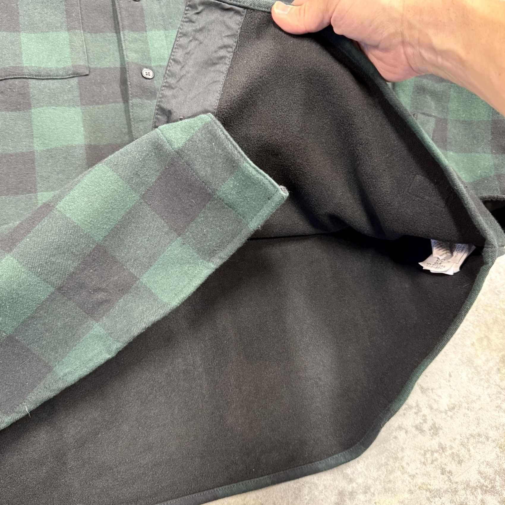 Oakley Oakley Jacket Mens 2XL Green Fleece Lined Buffalo Plaid Regular Fit Shacket Size US XXL / EU 58 / 5 - 3 Thumbnail