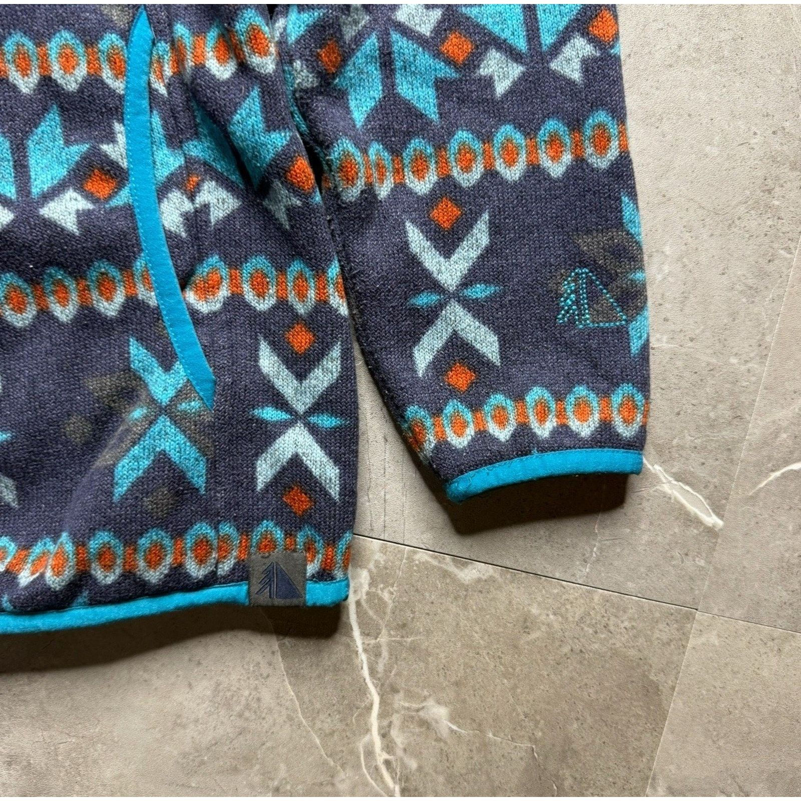 L.L. Bean LL Bean Womens Medium Aztec Fleece Pullover 1/4 Snap Size M / US 6-8 / IT 42-44 - 7 Thumbnail
