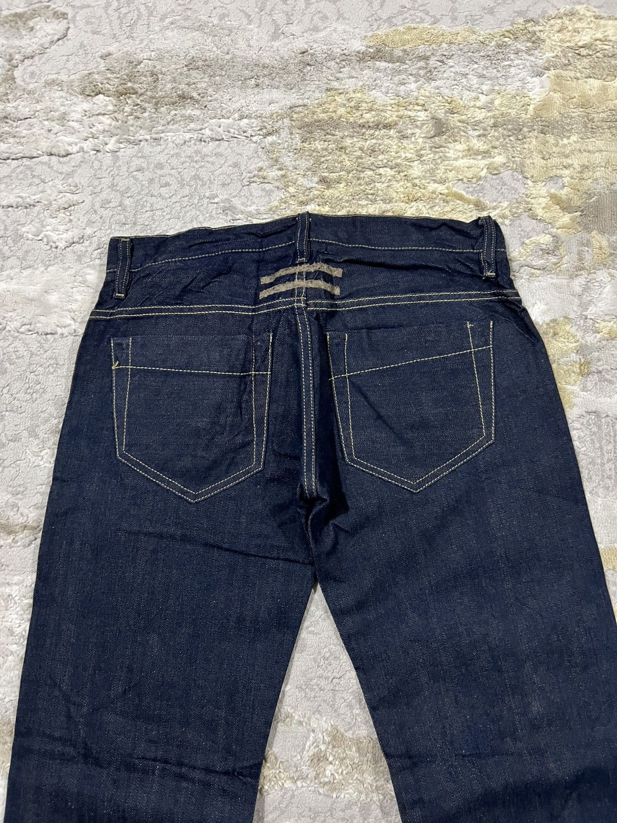 Rick Owens RARE 2005/06 Rick Owens OG Dark Blue Selvaged Denim Jeans Size US 28 / EU 44 - 7 Thumbnail