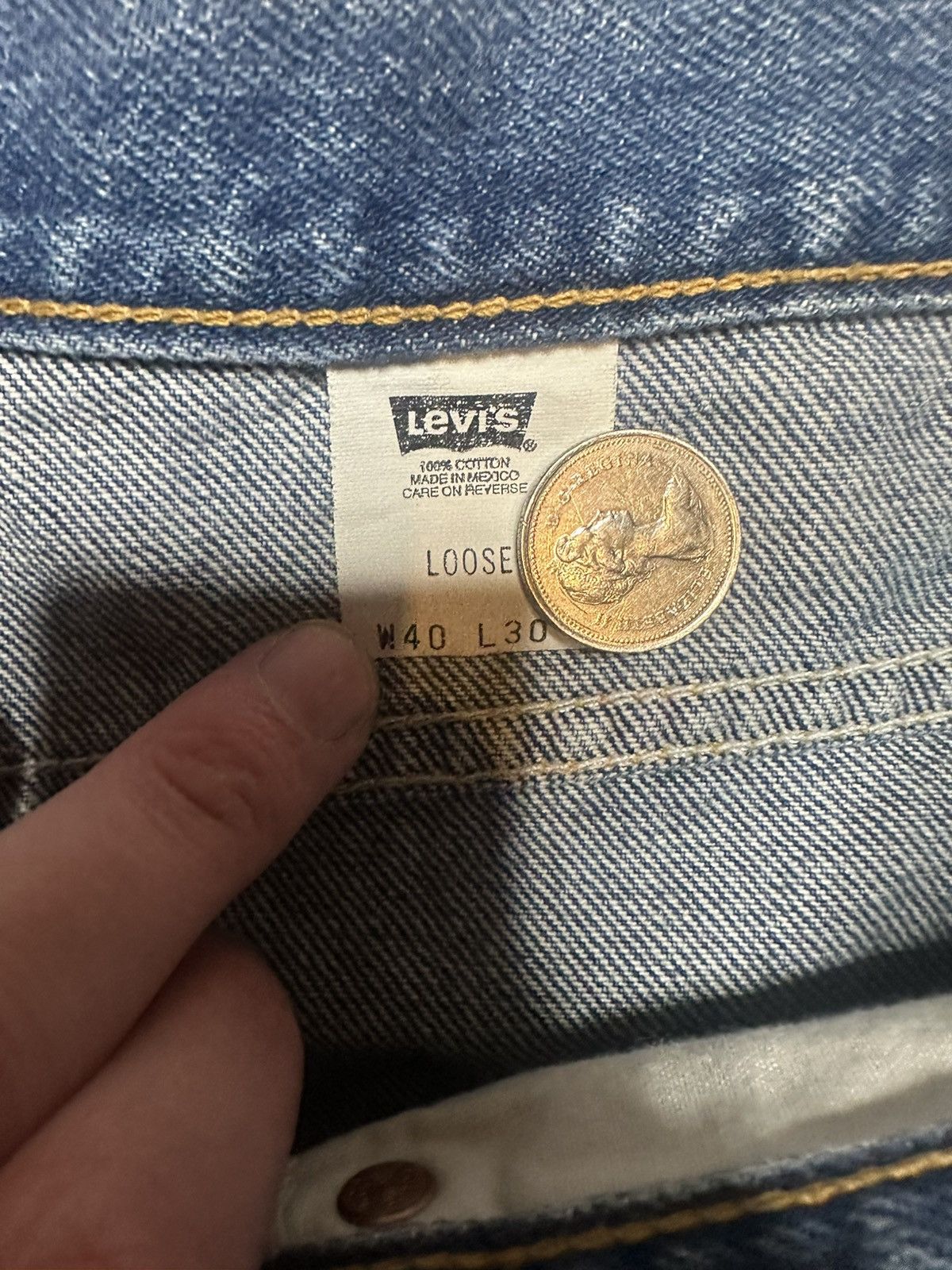 Levi's Vintage 545s Levis Denim Jeans Size US 40 / EU 56 - 6 Thumbnail