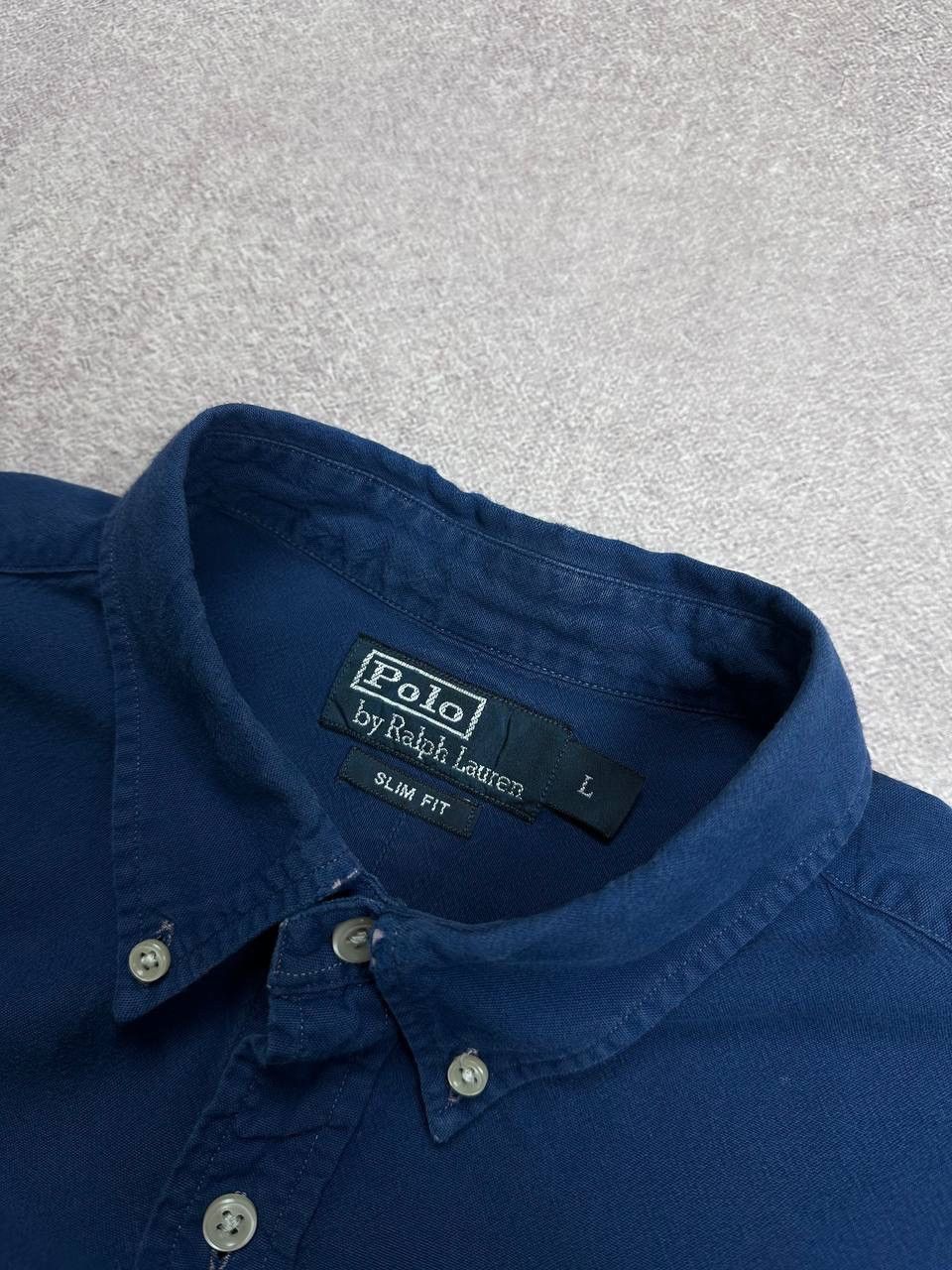 Polo Ralph Lauren Vintage Polo Ralph Lauren Blue Shirt Y2K L Rare Size US L / EU 52-54 / 3 - 4 Thumbnail