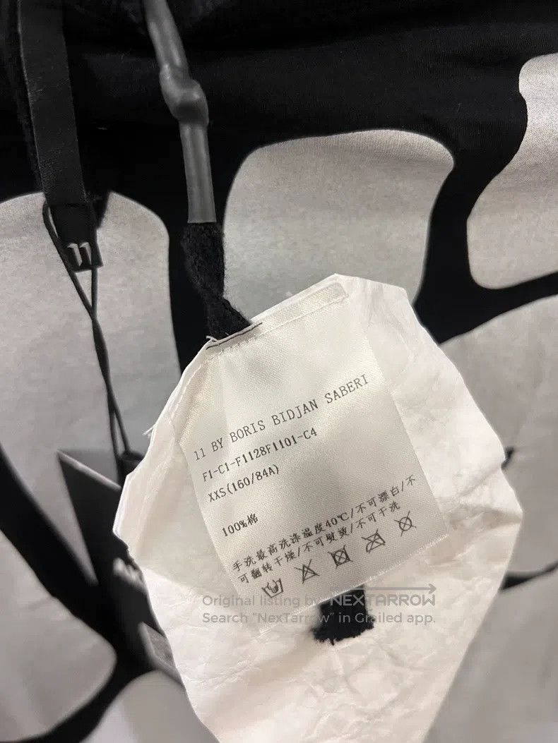 Boris Bidjan Saberi Boris Bidjan Saberi Double-sided Printed Underwear Long Sl Size US XXS / EU 40 - 6 Thumbnail