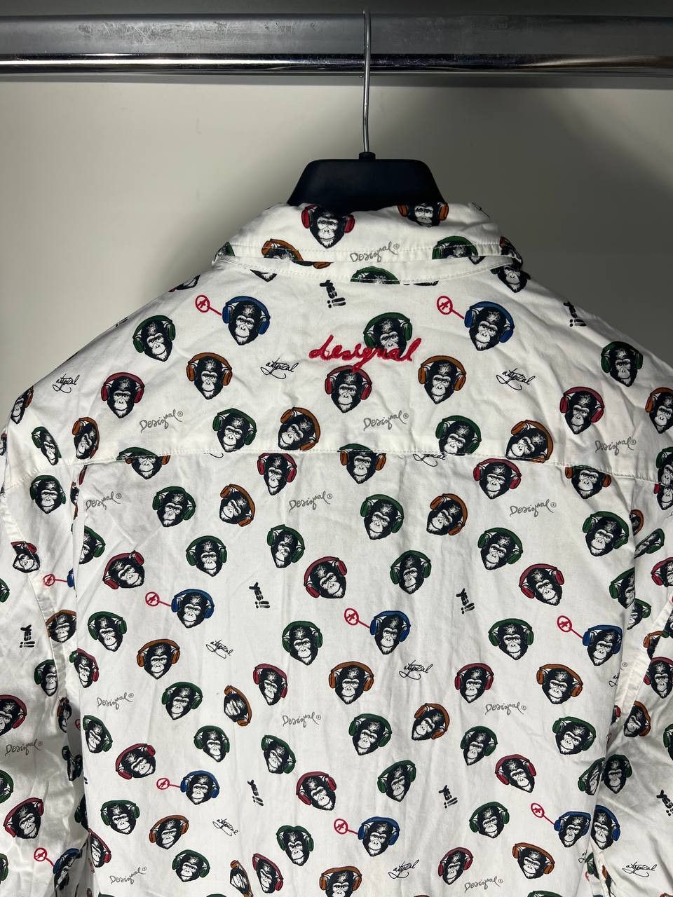 Desigual VINTAGE DESIGUAL ITALIAN DESIGNER MONKEY SHIRT CASUAL Size US XL / EU 56 / 4 - 5 Thumbnail