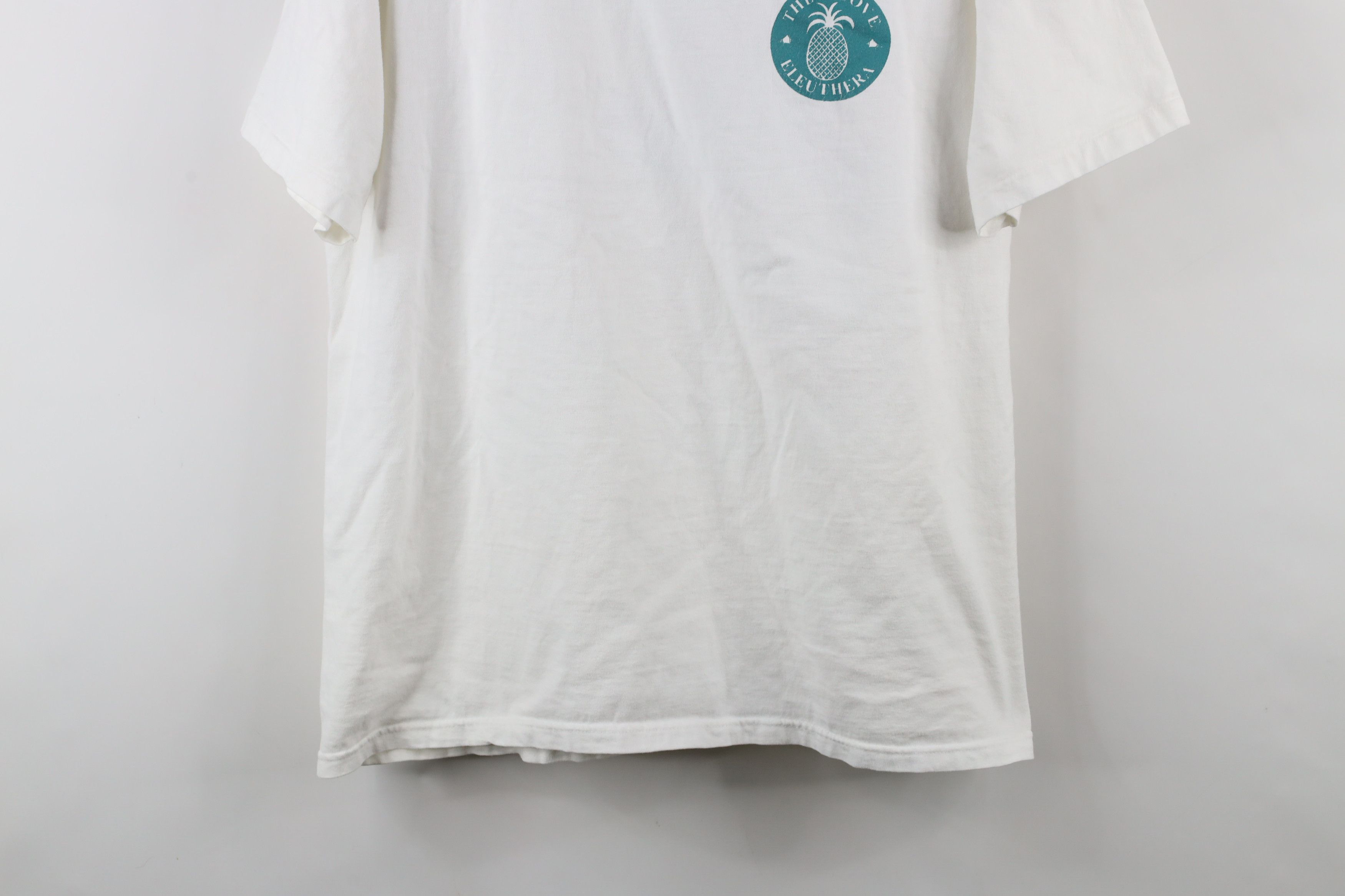 Vintage Vintage 90s Cove Eleuthera Bahamas Pineapple T-Shirt White Size US XL / EU 56 / 4 - 3 Thumbnail