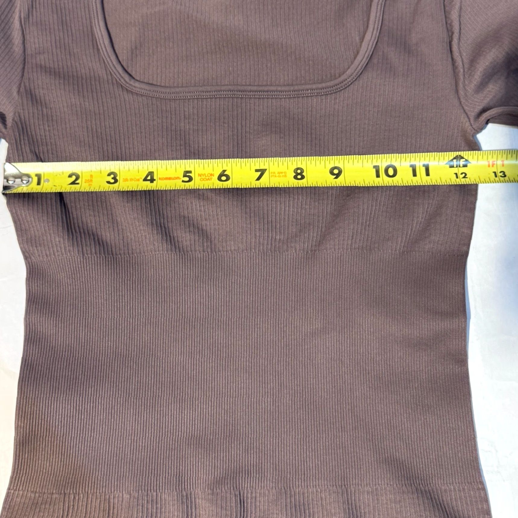 Vintage OQQ Jumpsuit S Gray Yoga Workout Ribbed Long Sleeve square neck Sport Women Size S / US 4 / IT 40 - 3 Thumbnail