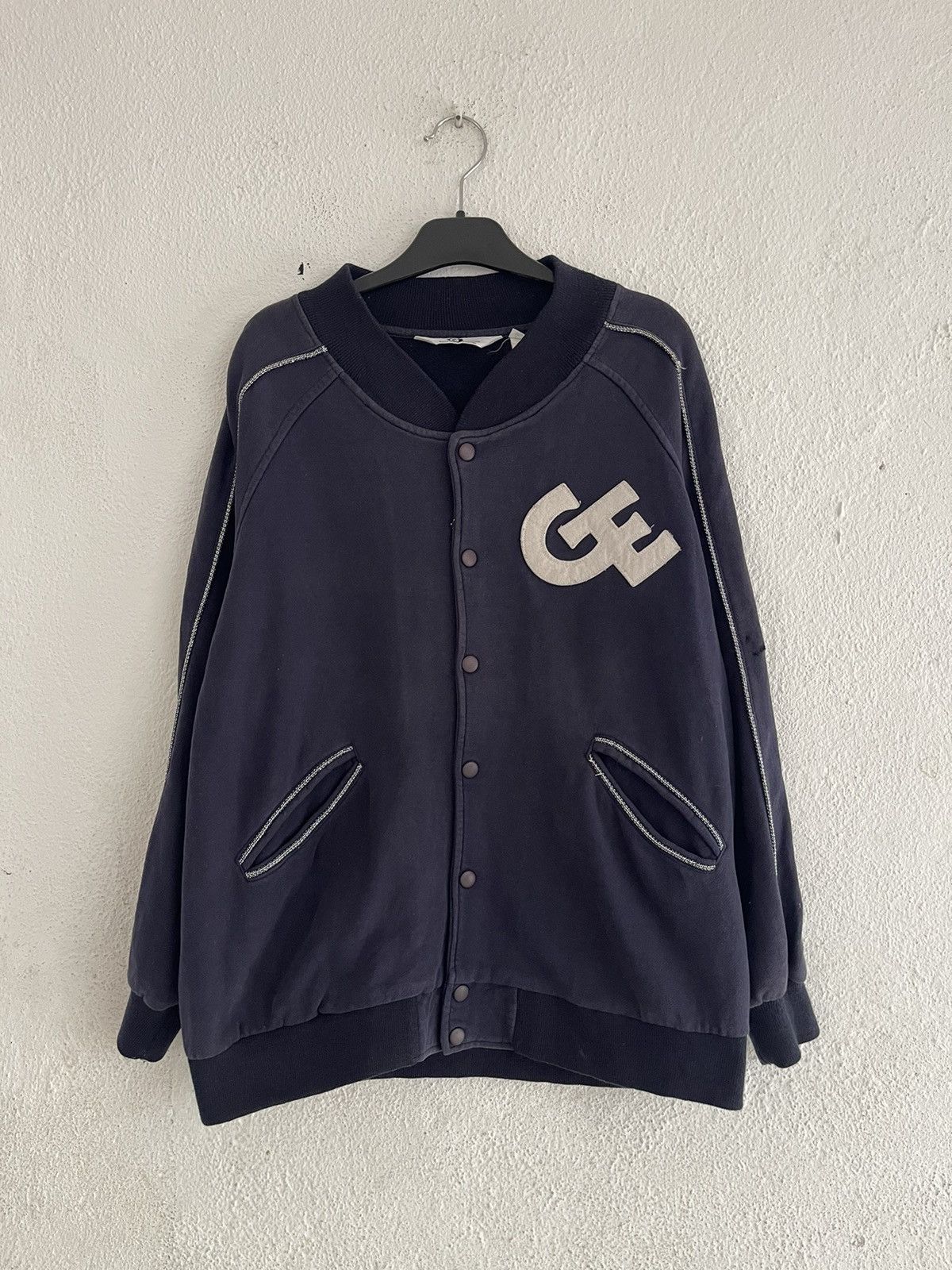 GOODENOUGH Archival Goodenough Varsity Jacket GDEH Leather