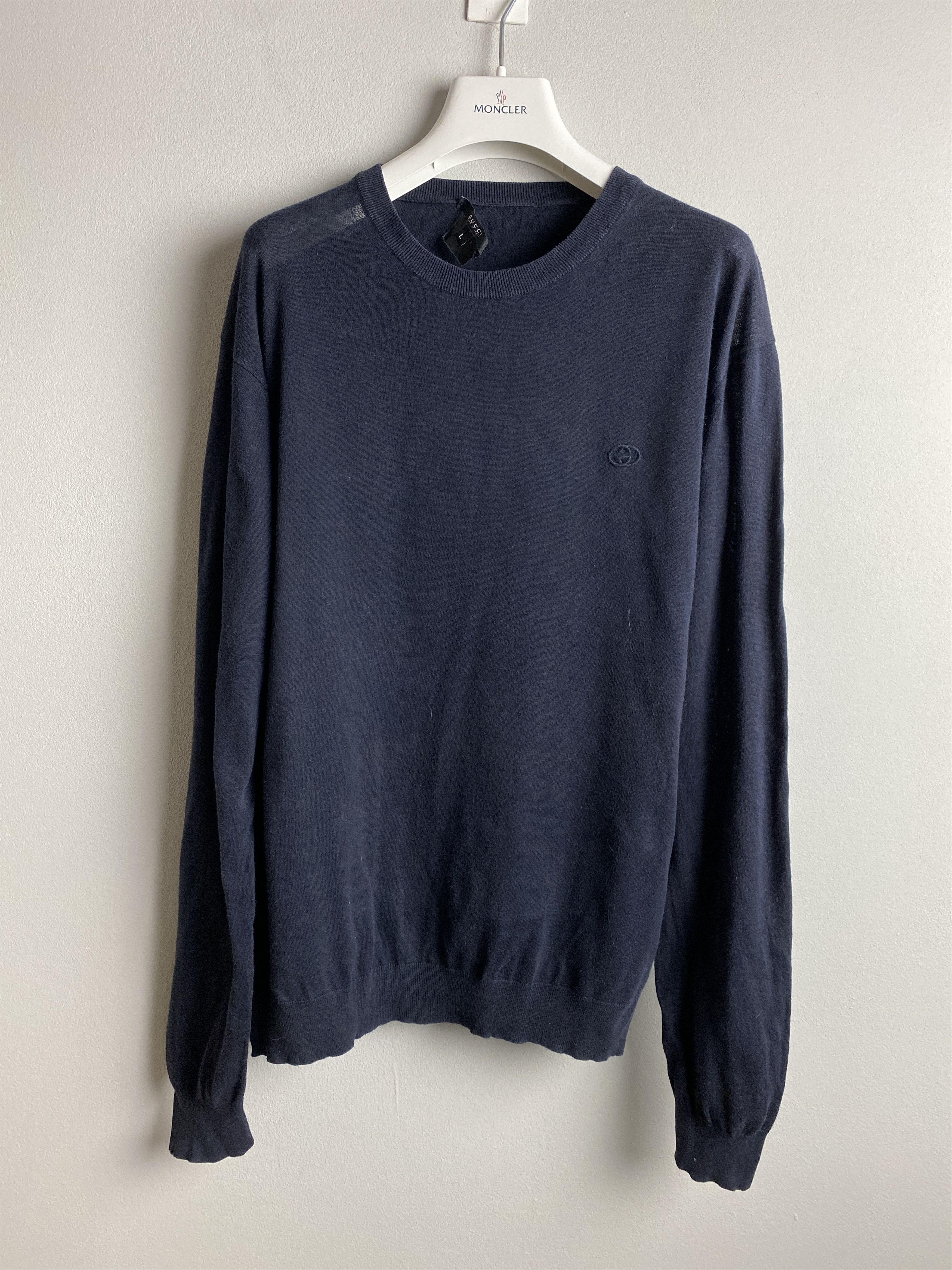 Gucci Gucci small logo sweater knitwear casual Size US L / EU 52-54 / 3 - 1 Thumbnail