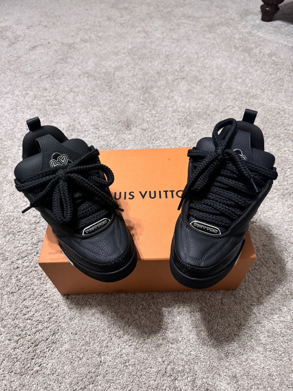 Louis Vuitton BLACK LV SKATE SNEAKER Size US 8 / EU 41 - 1 Thumbnail