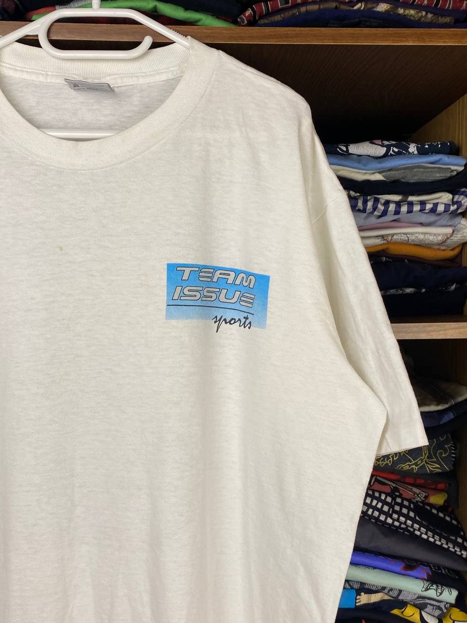 Vintage Vintage Team Issue 1992 "Hasta La Vista" 90s Graphic Tee Size US XL / EU 56 / 4 - 4 Thumbnail