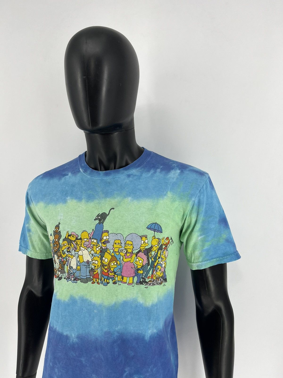 The Simpsons × Universal Studios Vintage The Simpsons Tie Dye Tee T Shirt Cast Crew Men's Size US S / EU 44-46 / 1 - 4 Thumbnail