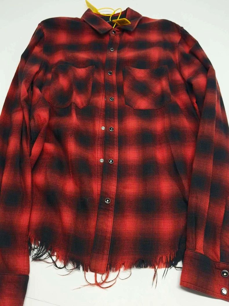 Amiri Amiri red and black checkered shirt Size US S / EU 44-46 / 1 - 4 Thumbnail
