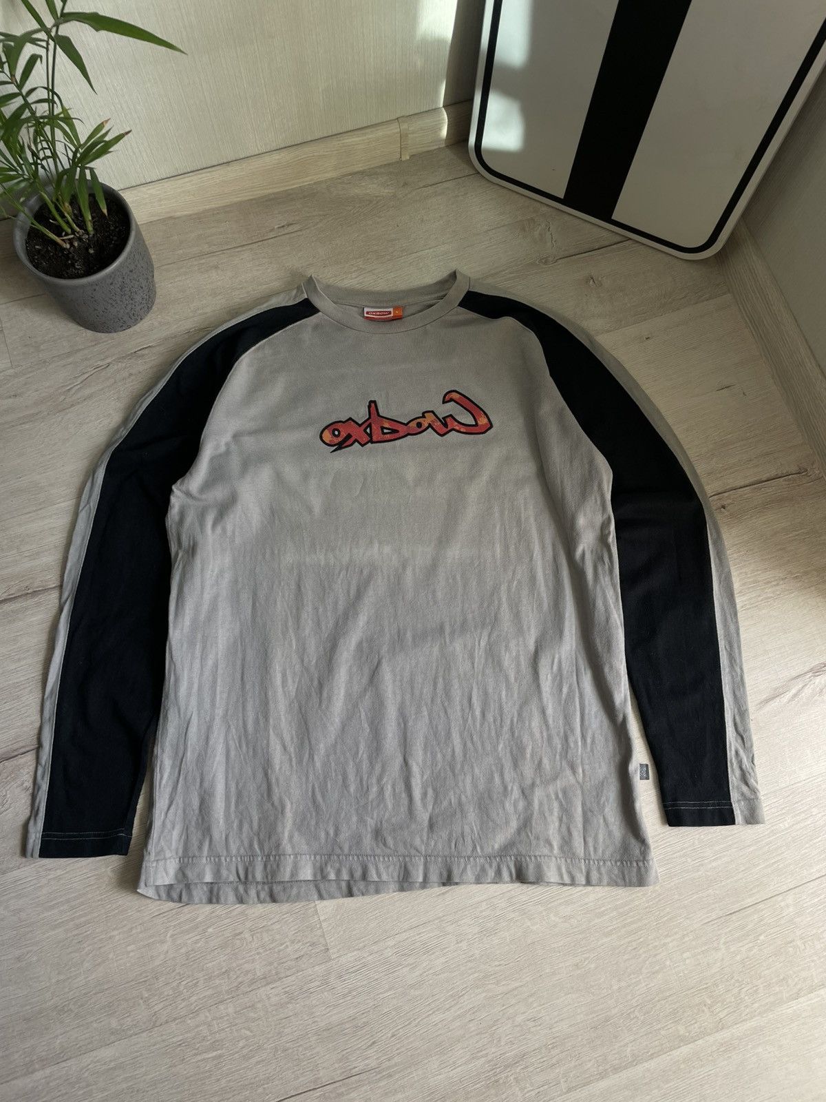 Oxbow Vintage Oxbow Big Logo Y2k Faded Longsleeve Rap Size US L / EU 52-54 / 3 - 3 Thumbnail