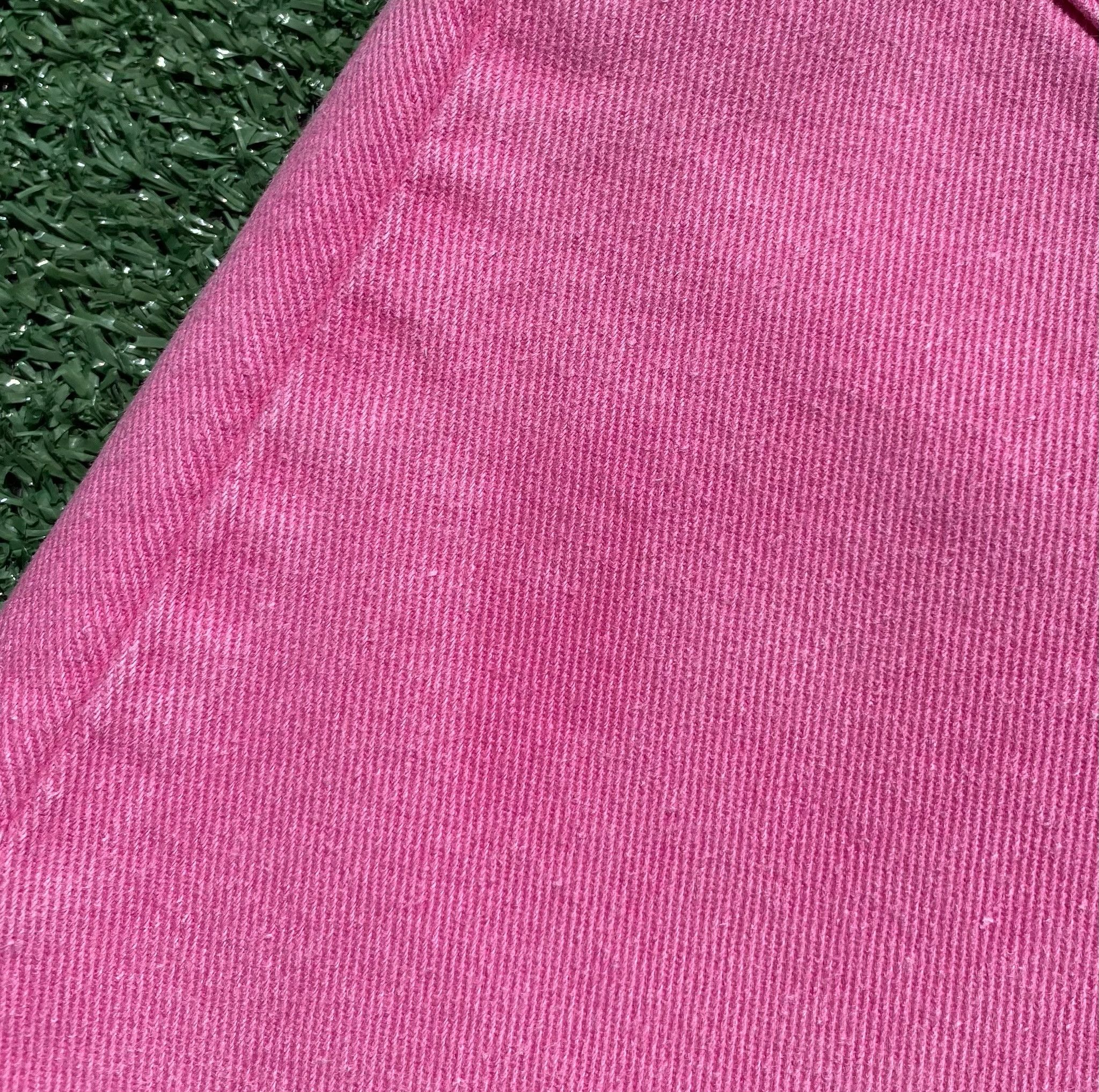 Vintage 80’s Hot Pink Paper Bag Waist Denim Shorts 24” Waist Size 24" / US 00 / IT 34 - 8 Thumbnail