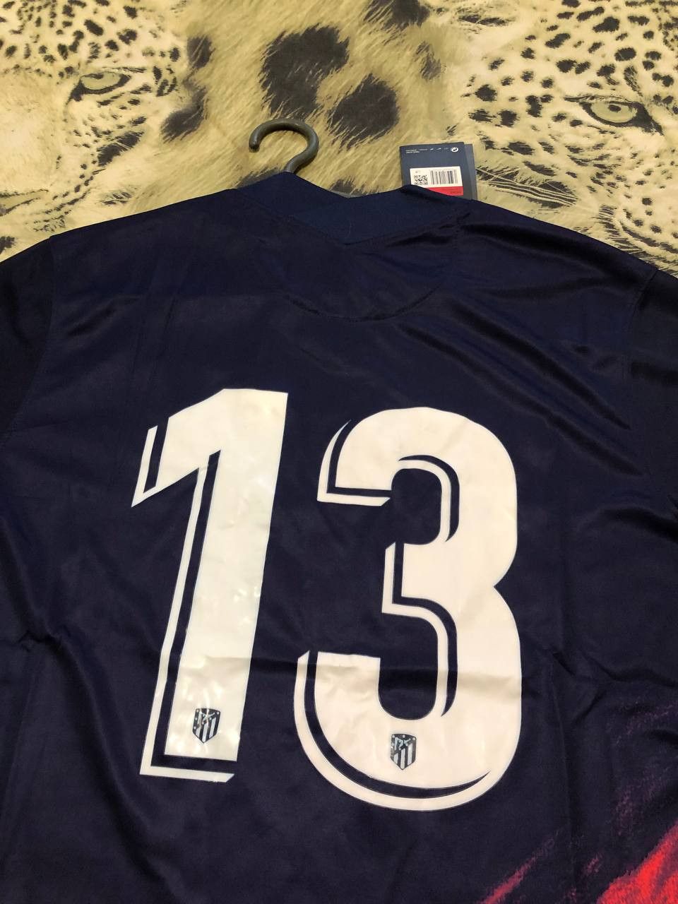 Nike ATLETICO MADRID FOOTBALL SHIRT SOCCER JERSEY NIKE Size US L / EU 52-54 / 3 - 14 Thumbnail