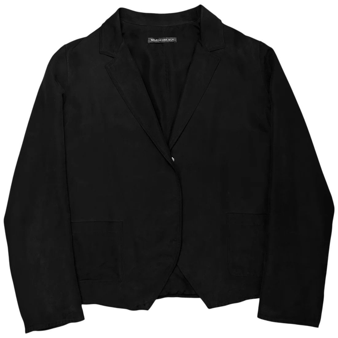 Balenciaga Balenciaga Snap Silk Blazer - SS12 Size US M / EU 48-50 / 2 - 1 Thumbnail