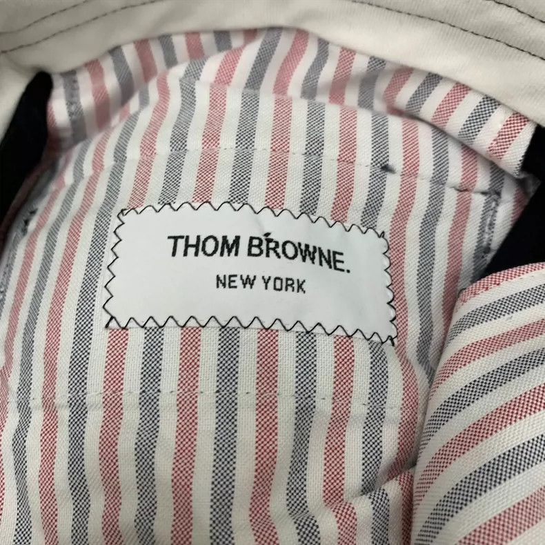 Thom Browne Thom browne Size1 Four-striped dark blue trousers Size US 29 - 5 Thumbnail