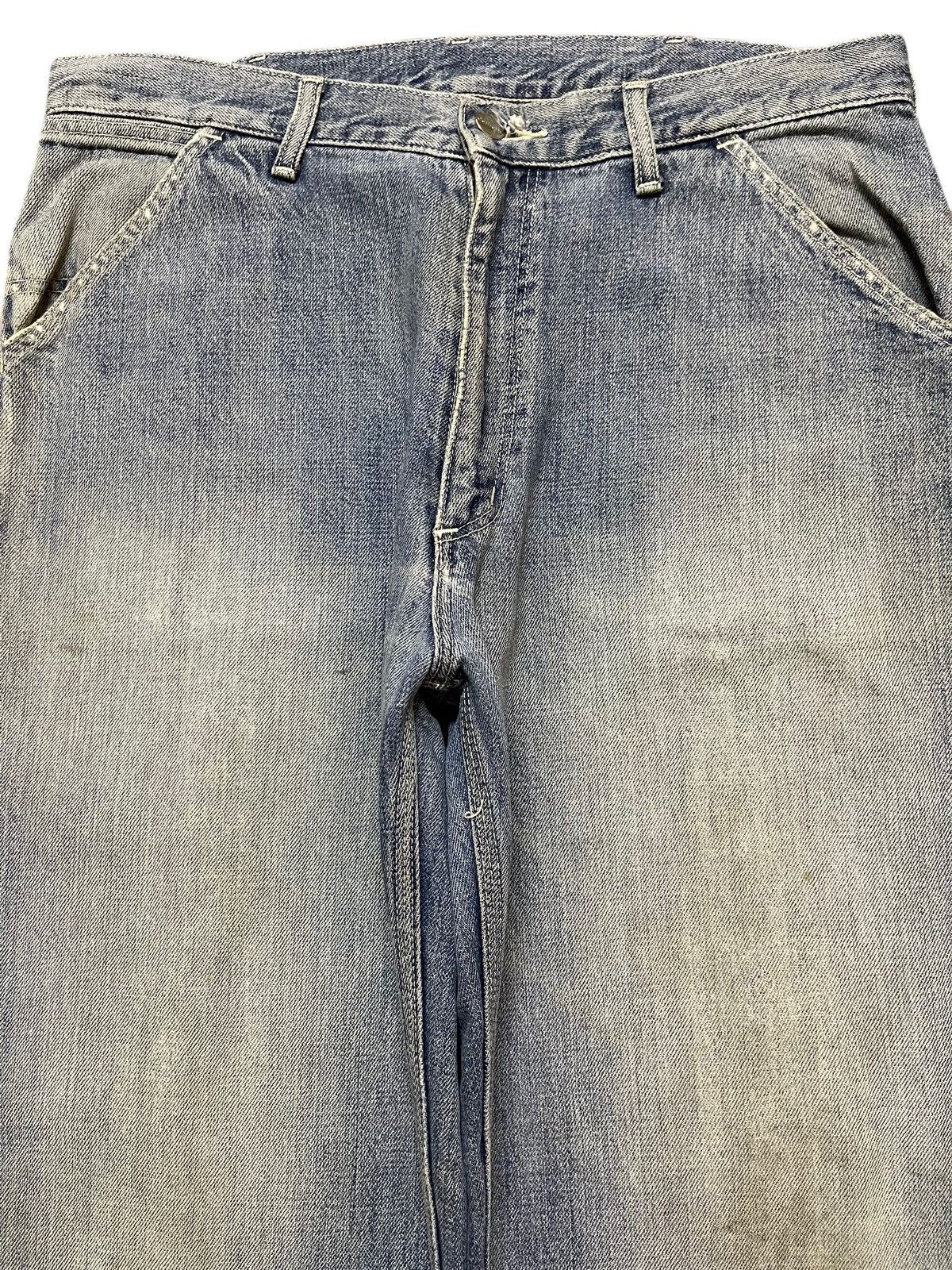 Carhartt Vintage Carhatt Carpenter Mud Wash Faded Distress Baggy Jean Size US 34 / EU 50 - 3 Thumbnail