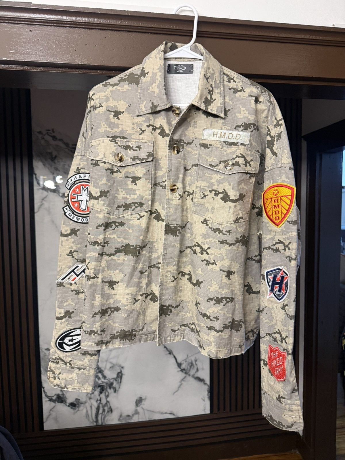 HMDD Happy Memories Don't Die (HMDD) Fatigue Button Up Digi Camo Size US S / EU 44-46 / 1 - 1 Thumbnail