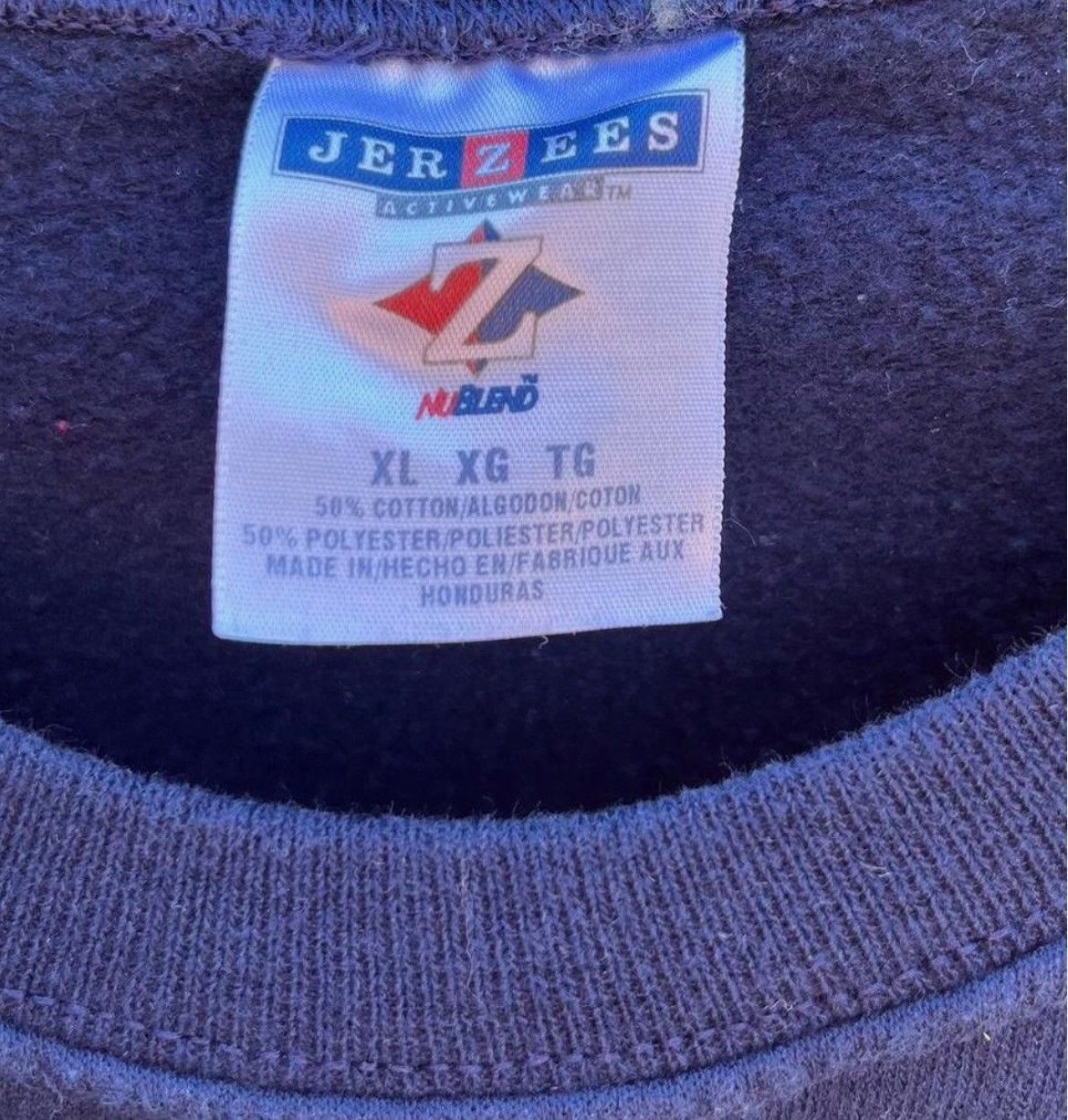 Jerzees Vintage Sports Illustrated Sweatshirt Navy Jerzees xl Size US XL / EU 56 / 4 - 5 Thumbnail