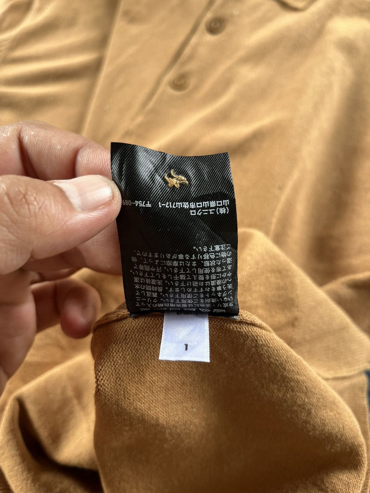 Japanese Brand × Uniqlo 🔥UNIQLO Collar Polo Tees Half Button Size US L / EU 52-54 / 3 - 5 Thumbnail