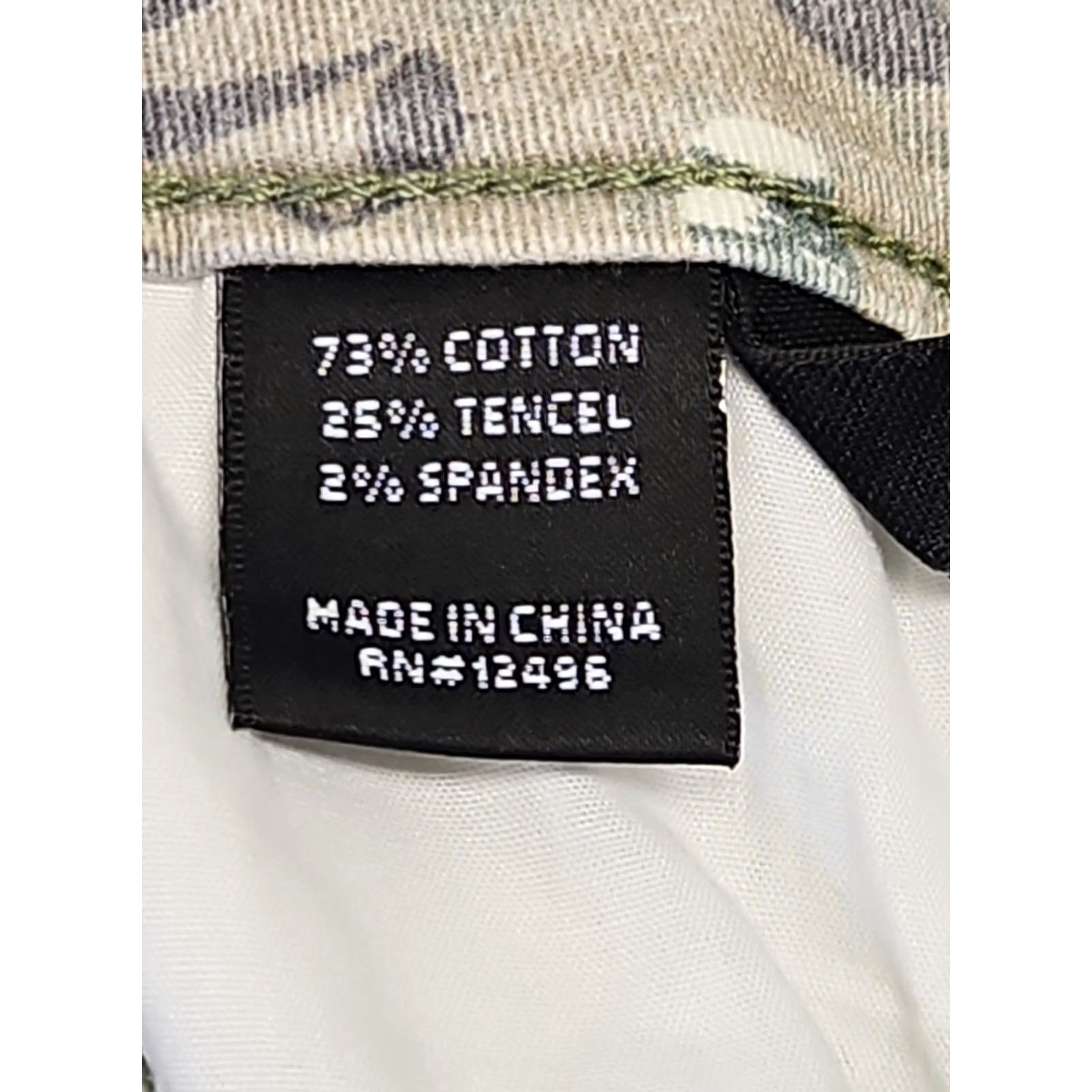 Parker Parker Smith Skinny Jeans Womens 28 Mid Palm Print Camouflage Zip 5-Pocket Cotton Blend Regular Size 28" / US 6 / IT 42 - 6 Thumbnail