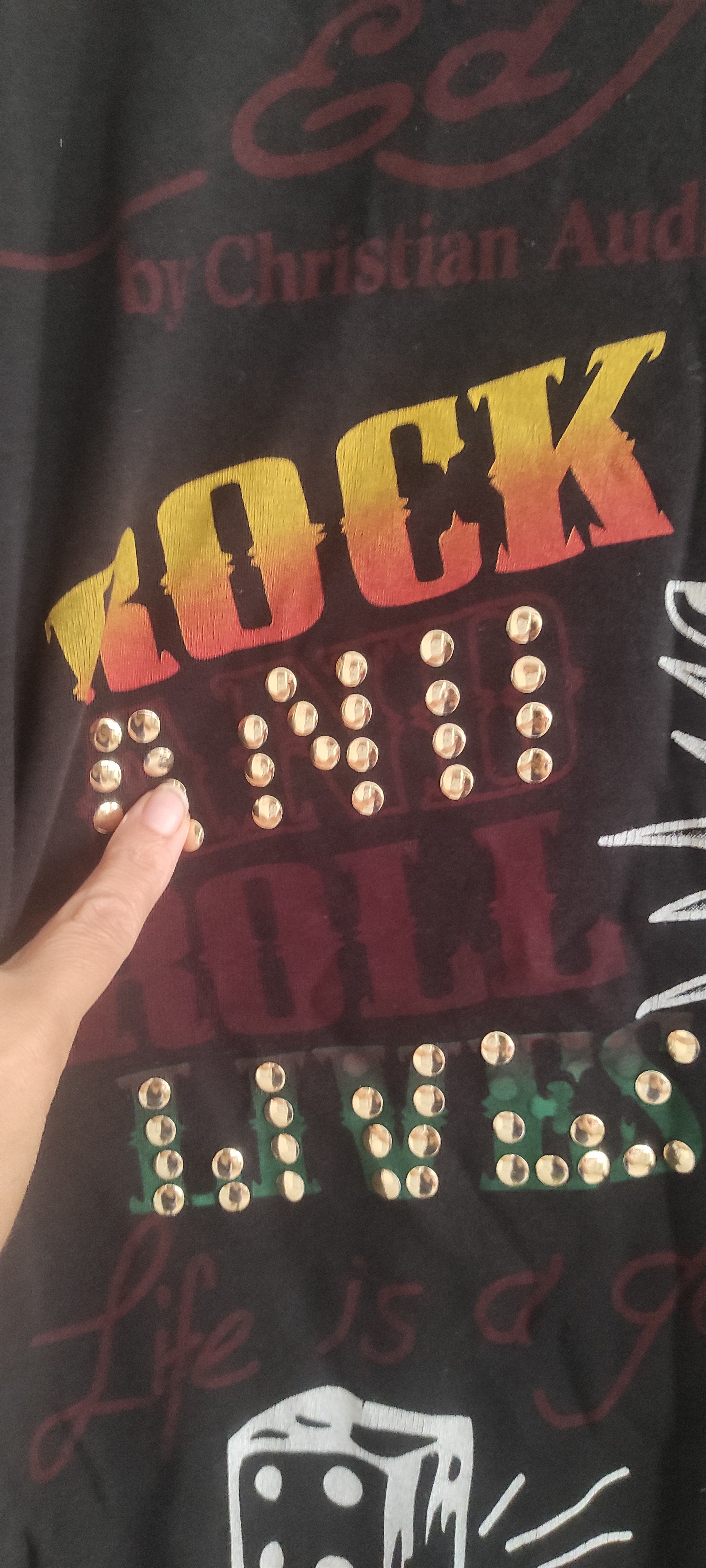 Christian Audigier Ed Hardy Christian Audigier Bulldog Rock and Roll T-Shirt Size US M / EU 48-50 / 2 - 3 Thumbnail