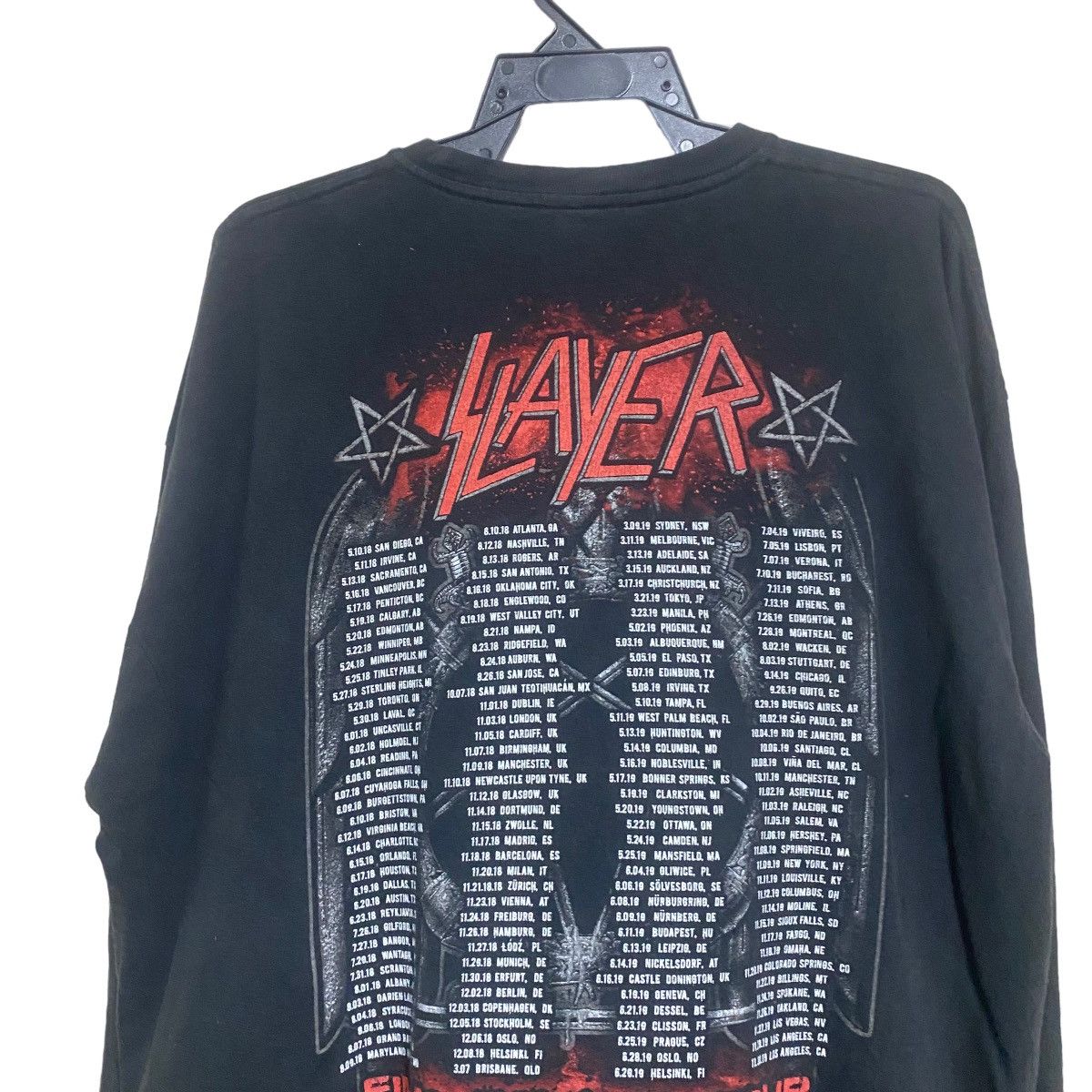 Band Tees SLAYER The Final World Tour 2018 Merch Size US XL / EU 56 / 4 - 6 Thumbnail